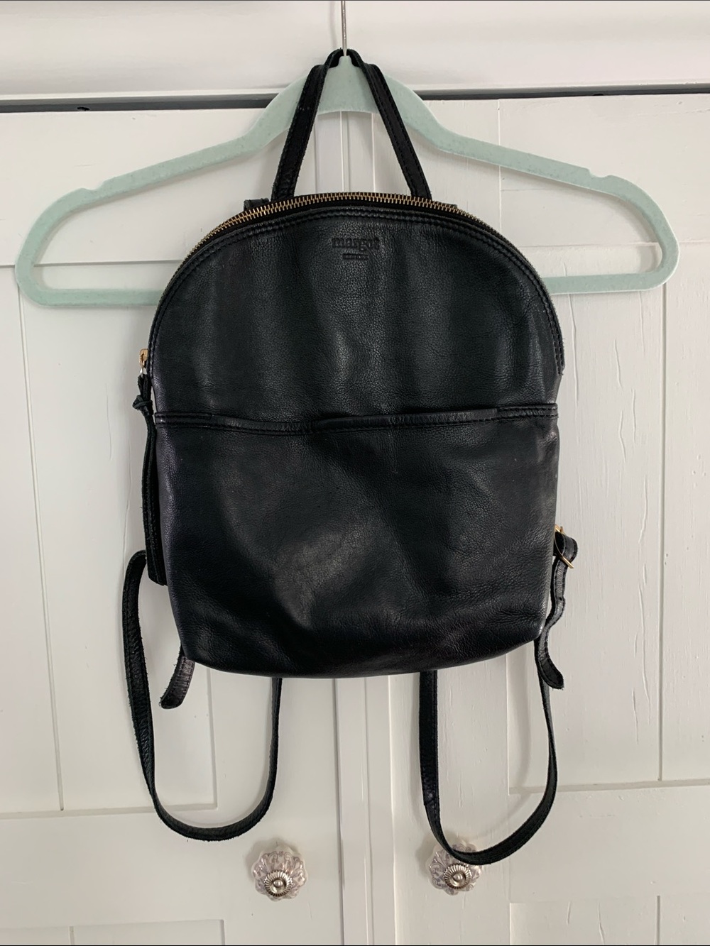 Margot New York Buttery Soft Leather Backpack Bag - VGUC